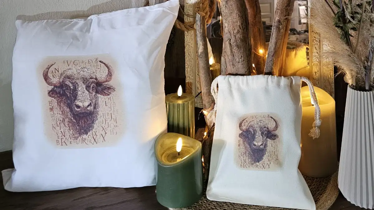 Coussin + pochon Toro